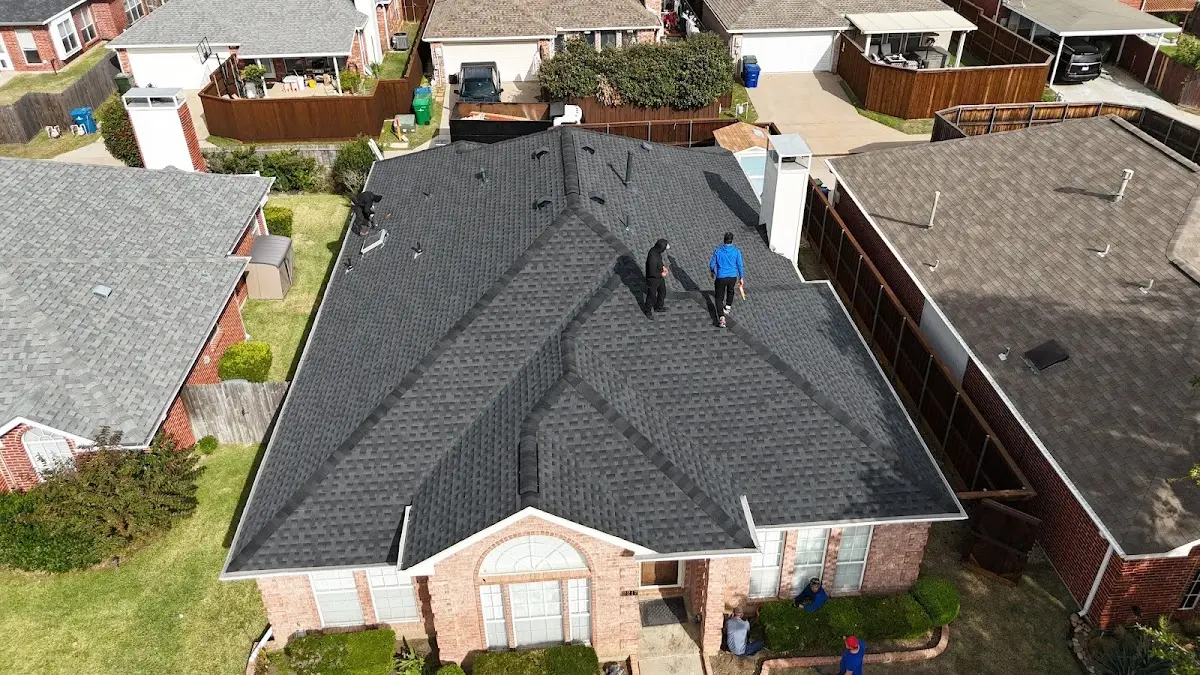 Slate & Tile Roof Repair work in progress on a Vallejo property